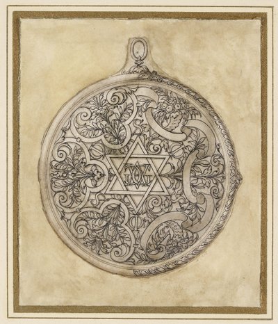 Design for a circular pendant by Etienne Delaune